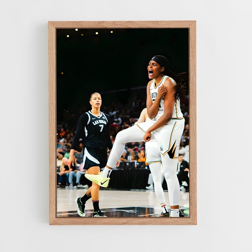 Poster Jonquel jones – affiche Basketball (vue 4)